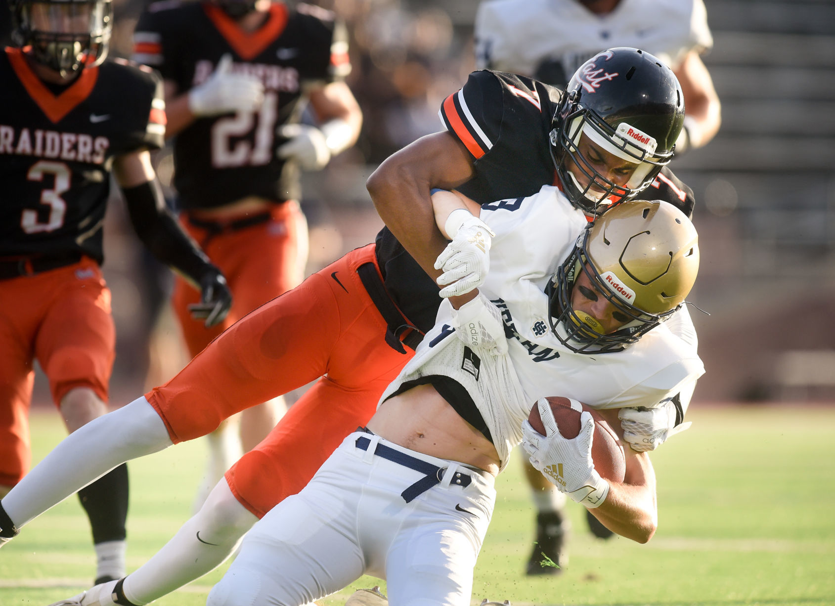Football Bishop Heelan at Sioux City East